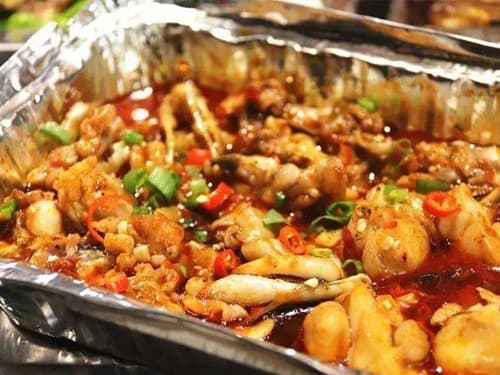 成县锡纸牛蛙